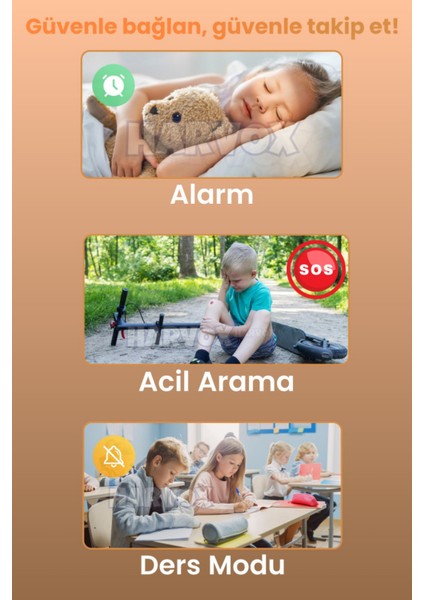 Hx Kids 4g Pro Sim Kartlı Gps Akıllı Çocuk Saati Konum Takibi Arama Konuşma 4g Destekli indirimleri