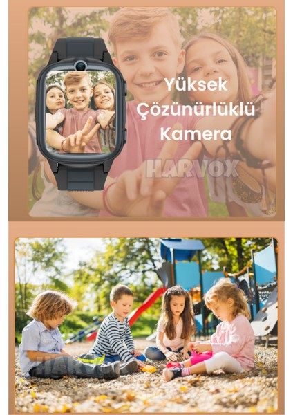 Hx Kids 4g Pro Sim Kartlı Gps Akıllı Çocuk Saati Konum Takibi Arama Konuşma 4g Destekli