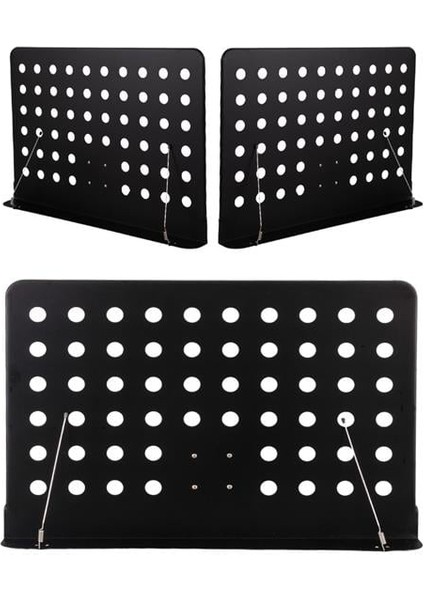 70 cm - 140 cm Çift Mikrofon Tutacaklı Nota Sehpası