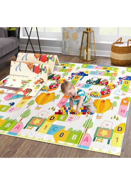 Premium Katlanabilir Oyun Matı (150*200*1 Cm)- Çantalı