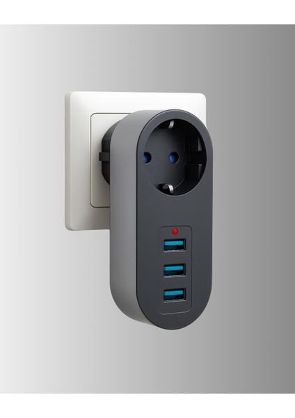 Termal Akım Korumalı 3 Usb'li Güvenli Priz – Akıllı Akım Dengeleme fırsatları