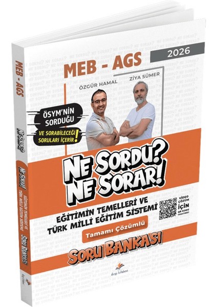 2026 Meb Ags Eğitimin Temelleri ve Türk Milli Eğitim Sistemi Ne Sordu Ne Sorar Tamamı Video Çözümlü Soru Bankası