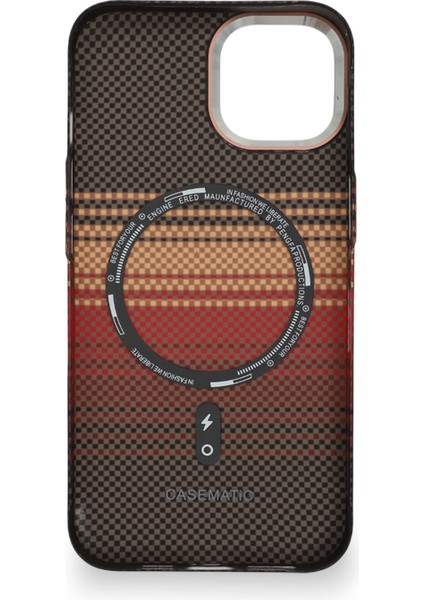 Pixel Weave Case iPhone 13/14 Ateş Çizgisi modelleri