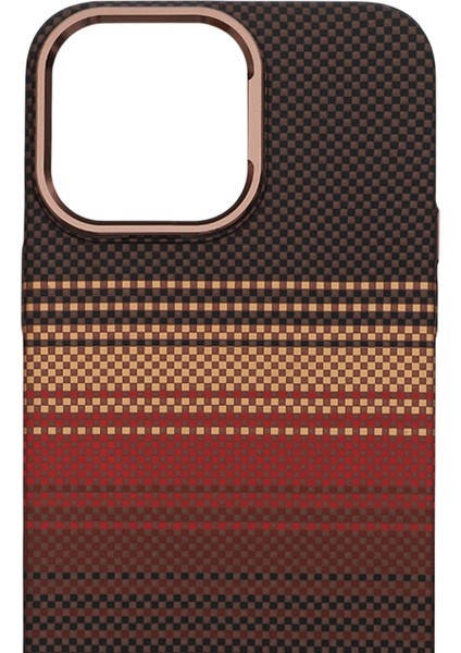 Pixel Weave Case iPhone 16 Pro Ateş Çizgisi