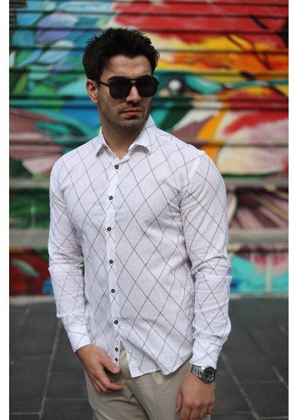 Erkek Şamre Kumaş Gömlek