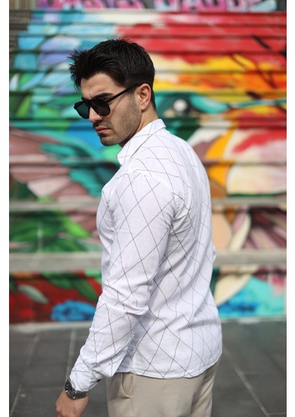 Erkek Şamre Kumaş Gömlek