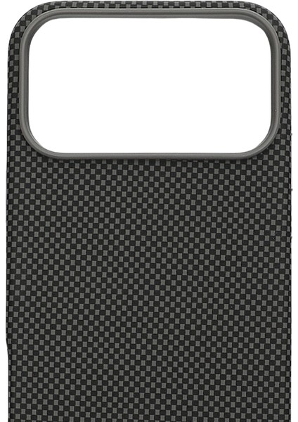 Carbon Weave Magsafe iPhone 17 Pro Max Titanyum Gri