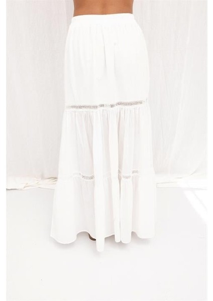 Annie Brode Şerit Detaylı Etek 4036