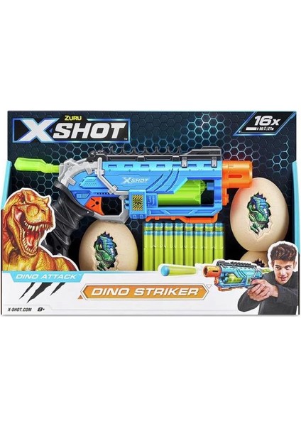 Bfs 4860 x Shot Sünger Atan Dino Attack Striker Silah -Sunman
