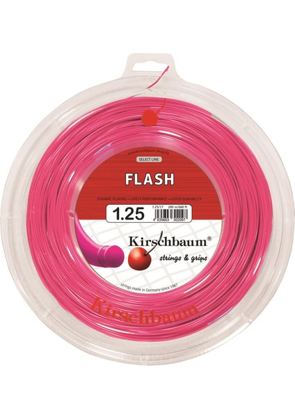 200M Reel Flash 1,25 Pembe Tenis Ruolu Kordaj