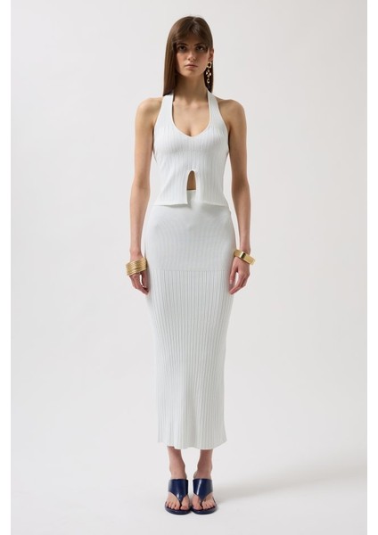 V Detay Dokulu Crop Bluz fiyatları