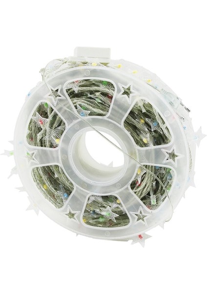 Rgb - Kar Tanesi 50MT Fişli Fonksiyonlu Şerit LED - Dekor Lamba (5224)