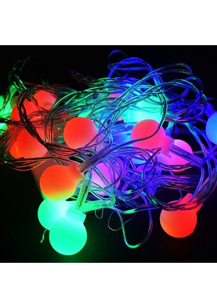 Gün Işığı - Top 3mt Pilli 2 Fonksiyonlu Peri LED - Dekor Lamba (5224)