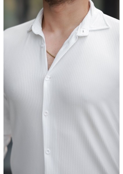 Erkek Fitilli Uzun Kollu Gömlek modelleri