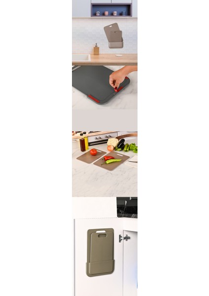 Hsnet 2 Li Kesim Panosu Stantlı Yapışkanlı Kesim Tahtası Latte Mikko Design - MK001R-4LVIY8 fiyatları