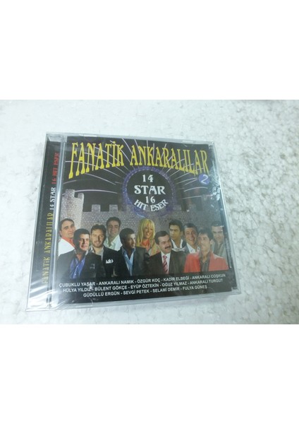 Fanatik Ankaralılar 14 Star 16 Hıt Eser CD Sıfır Oguz Yılmaz Ankaralı Namık