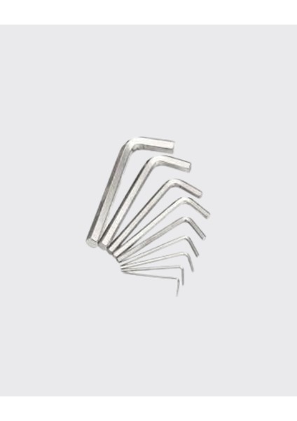 9 Parça Alyan Anahtar Seti Bisiklet Mobilya ve Otomotiv Uyumlu - MK001R-4OD988 fırsatları