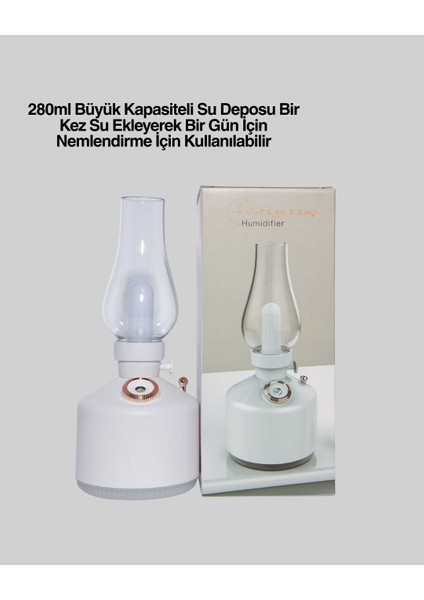 Renkli LED Işıklı Retro Gaz Lambası Aroma Terapi Mist Maker - MK001R-4OD832 fiyatları
