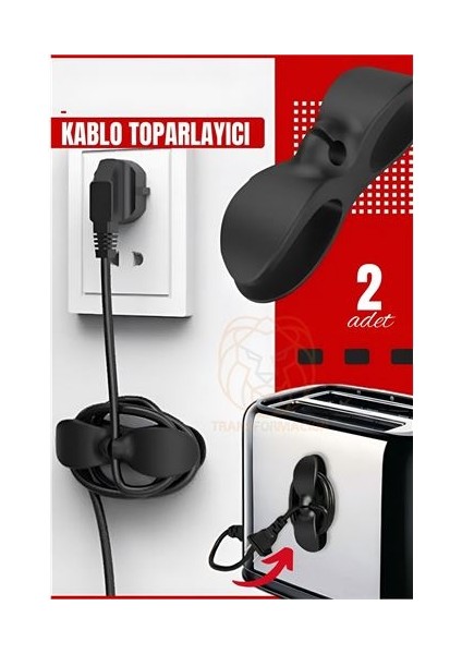 Hsnet Kablo Sarma Aparatı Airfryer Tost Makina Kablo Toparlama - MK001R-4LV2B9