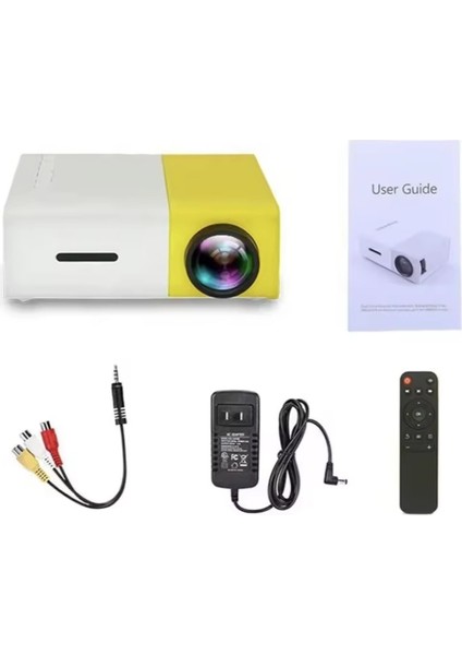 Prj Mini 01 LED Projektör – 4K Destekli, 400 Lümen Parlaklık, HDMI USB Girişli Taşınabilir Sinema fırsatları