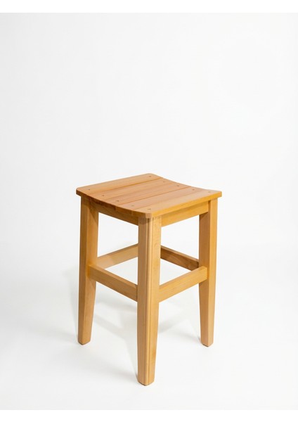 Ahşap Tabure 45 cm – %100 Doğal Ahşap, El İşçiliği, Montajsız, Çok Amaçlı modelleri