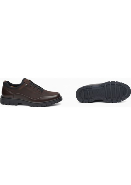 GR0455 Hakiki Deri Nubuk Üst Kalite Kalın Kaydırmaz Taban Soğuk Geçirmez Akıllı Bağcık Spor Klasik Casual