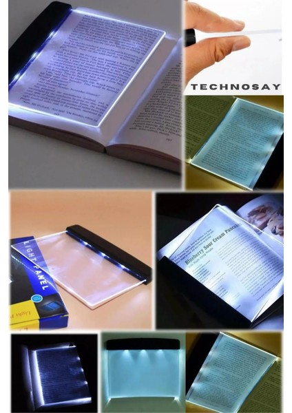 Technosay Kitap Okuma Işığı - LED Panel - Led'li Cam Kitap Okuma Paneli fiyatları