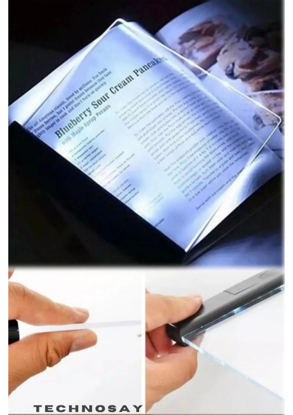 Technosay Kitap Okuma Işığı - LED Panel - Led'li Cam Kitap Okuma Paneli modelleri