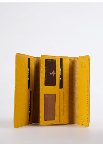 Sarı Kadın Cüzdan Frk 540 Flt Deri Sarı fırsatları