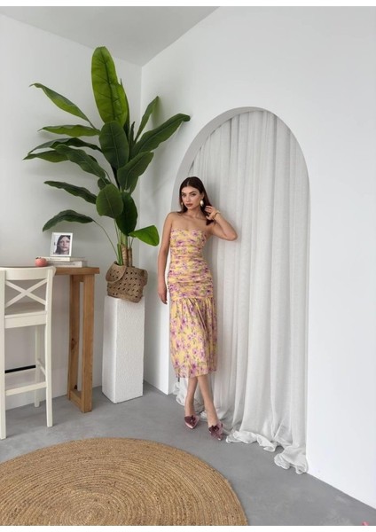 Talia Straplez Elbise modelleri