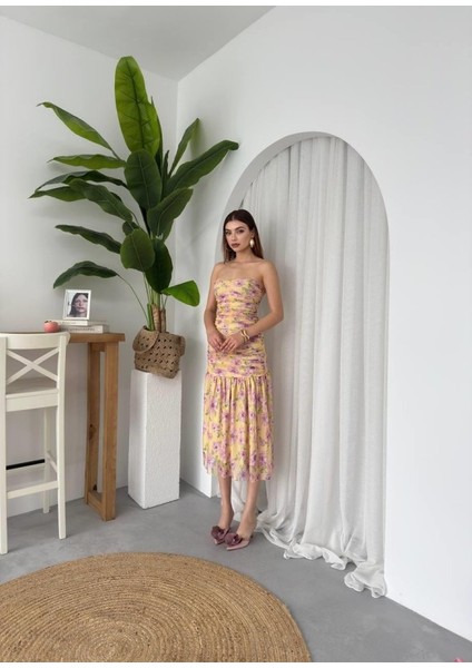 Talia Straplez Elbise