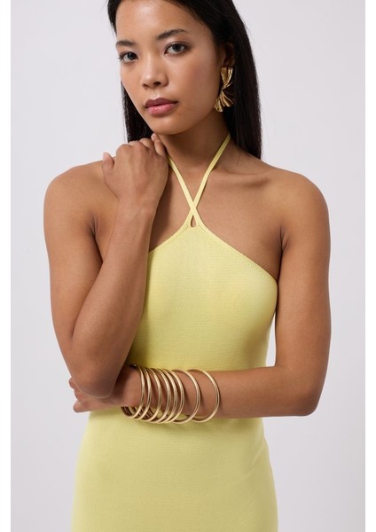 Çapraz Askılı Maxi Elbise modelleri