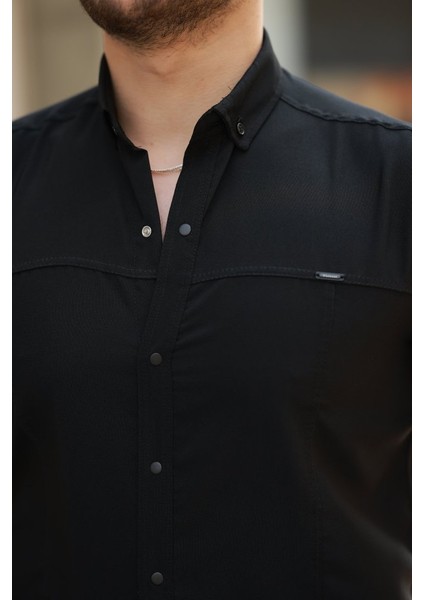 Erkek Çıtçıt Düğmeli Kısa Kollu Gömlek modelleri