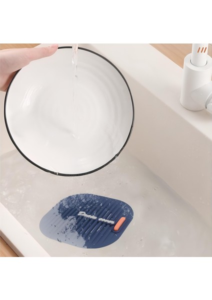 Süzgeçli Lavabo Gider Koruyucu Mat Gri modelleri