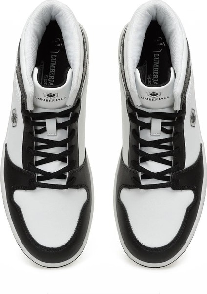 Lumberjac 101338834 Rachel Hı Siyah-Beyaz Erkek Spor Ayakkabı