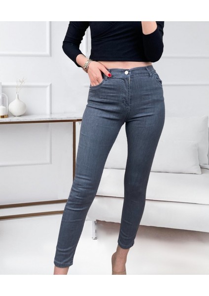 Likralı Yüksek Bel Jean Pantolon fiyatları