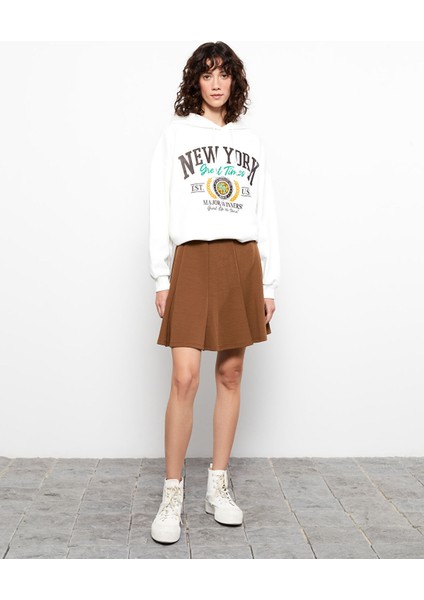 Yeni Sezon Düz Pileli Kadın Etek