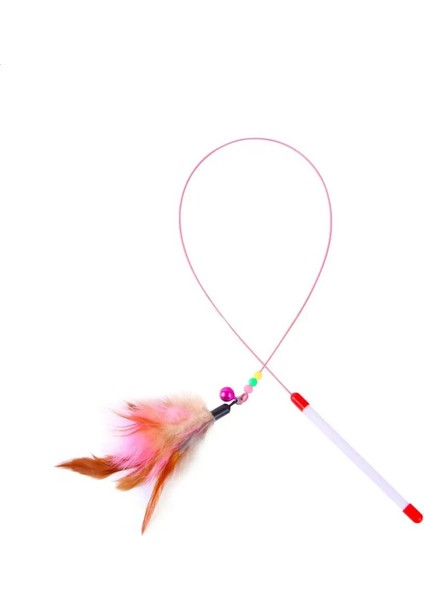 Çanlı ve Tüylü Esnek Kedi Oltası 90 cm – Zilli Dayanıklı, Enerji Atma ve Kedi Egzersiz Oyuncağı, Ucu Tüylü Yavru Kedi Aktivite Oyuncağı modelleri