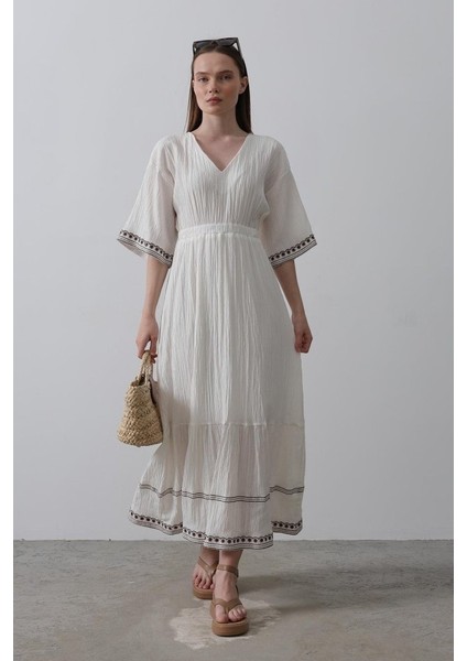 Koleteknakışlıelbise - Beyaz fiyatları