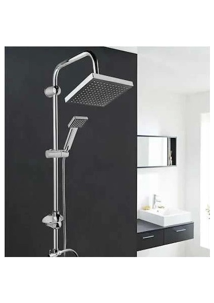 Fonksiyonel Duş Robotu Tepe Duş Seti Duş Başlığı Sistemi Seti Yağmurlama Duş Robotu indirimleri