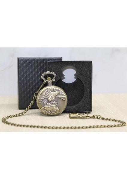 Özel Kutulu Kartal Lı Köstekli Saat ALK2616