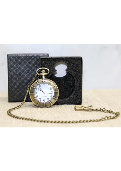 Özel Kutulu Antik Köstekli Saat ALK4684