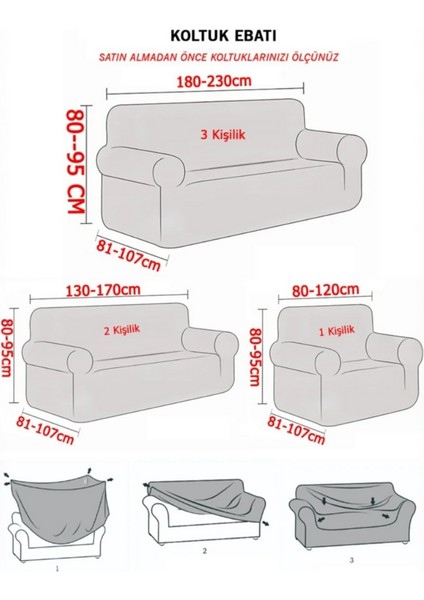 Bürümcük 3+2+1+1 Koltuk, Kanepe, Çekyat Örtüsü, Etekli, Streç, Esnek, Lastikli, Koltuk Kılıfı Takımı fırsatları