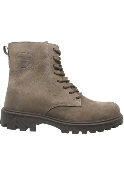 Z7106NKU Kum Nubuk Kadın Hakiki Deri Su Geçirmez Bot