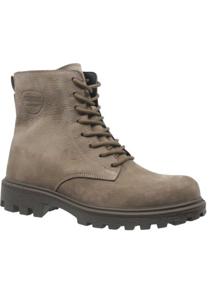 Z7106NKU Kum Nubuk Kadın Hakiki Deri Su Geçirmez Bot