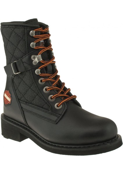 New Worker Kadın Siyah Y.Deri Bot