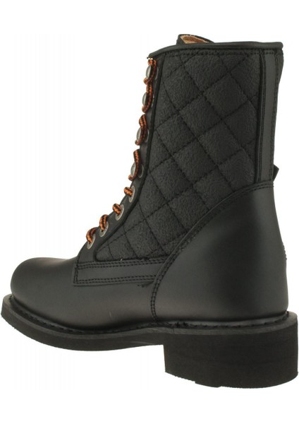 New Worker Kadın Siyah Y.Deri Bot