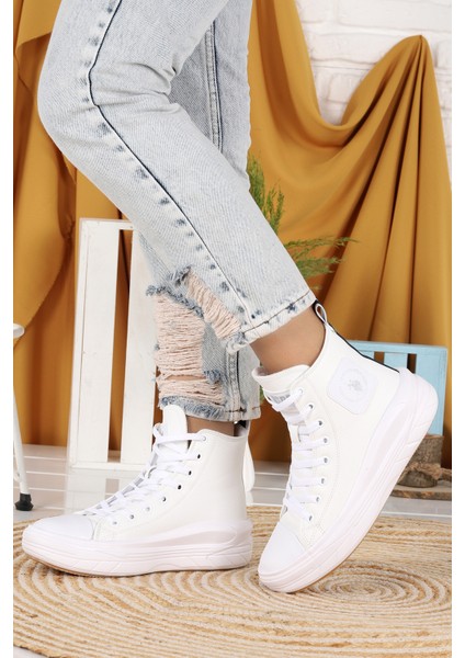 U.S Polo Assn. Clementıne 1PR Beyaz Kadın Spor Bot modelleri