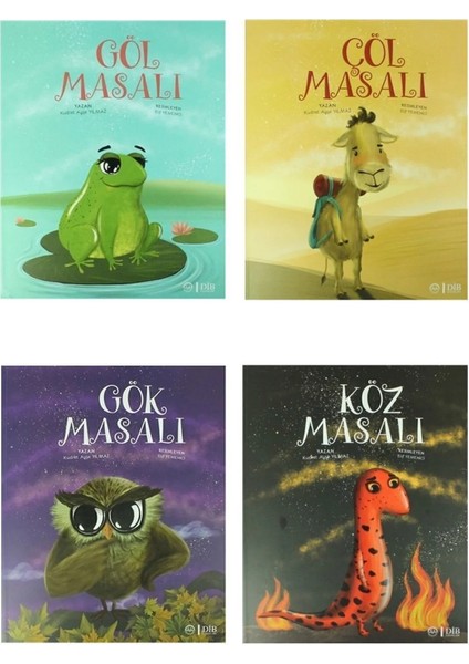 Gök Masalı, Köz Masalı, Göl Masalı, Çöl Masalı 4 Kitap Seti