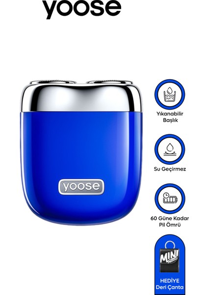 Pratik ve Taşınabilir Mini Tıraş Makinesi, Pürüzsüz Sonuçlar Sağlar